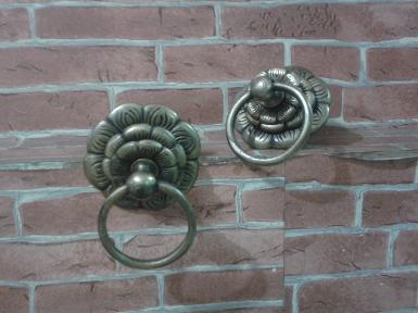 Brass Door Handle Item code P.128A size wide 80 mm.