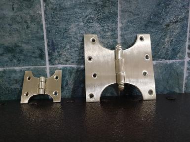 Brass Hinge Item Code V01ELSGD size 56 mm.50 mm Thickness 2 mm.