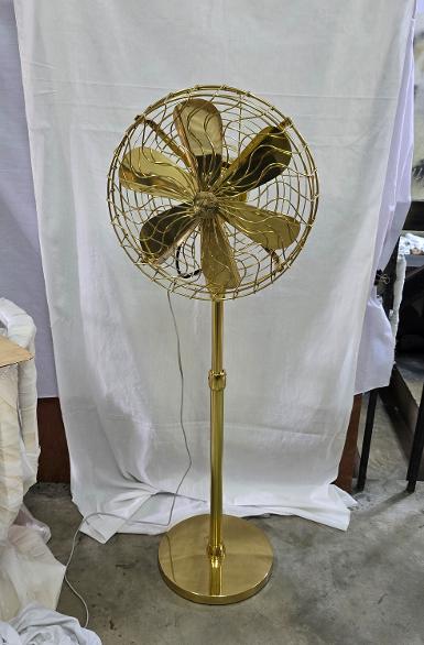 Brass fan size 16" based 30 cm Item code BF30