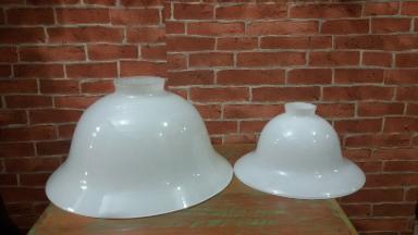 Glass Lamp shade code GLS001B size 22 x 11.5 x top 5.2 cm