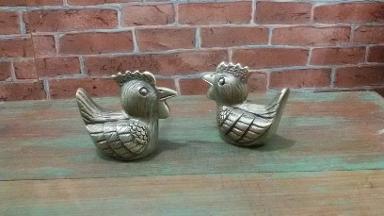 Chicken Brass statue Item Code CK01 size 70 x 70 mm. D: 37 mm.