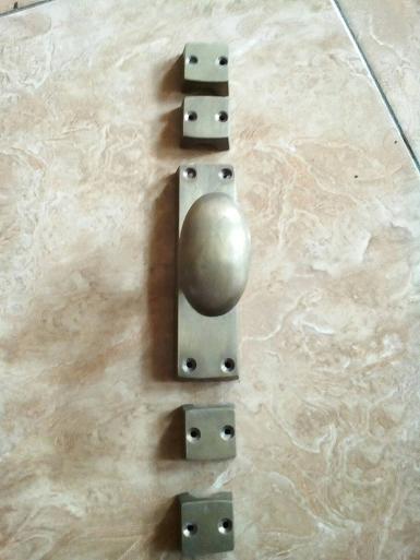 ฺBrass Door Lock Item Code OVAL D018 long total 3000 mm.