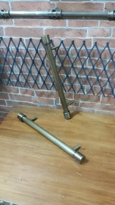 Brass Door Handle code AC.001B size long 30 cm pipe 1''